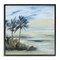 Stupell Industries Windy Palm Trees Framed Giclee Wall Art Design by Lera